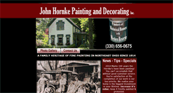 Desktop Screenshot of hornkepainting.com